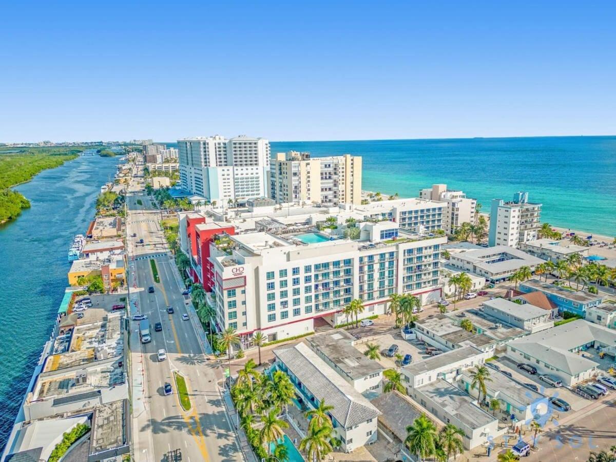 Hollywood Beach Broad - Walk - Gym - Amazing Pool Eksteriør billede