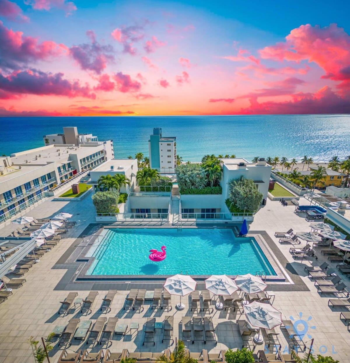 Hollywood Beach Broad - Walk - Gym - Amazing Pool Eksteriør billede