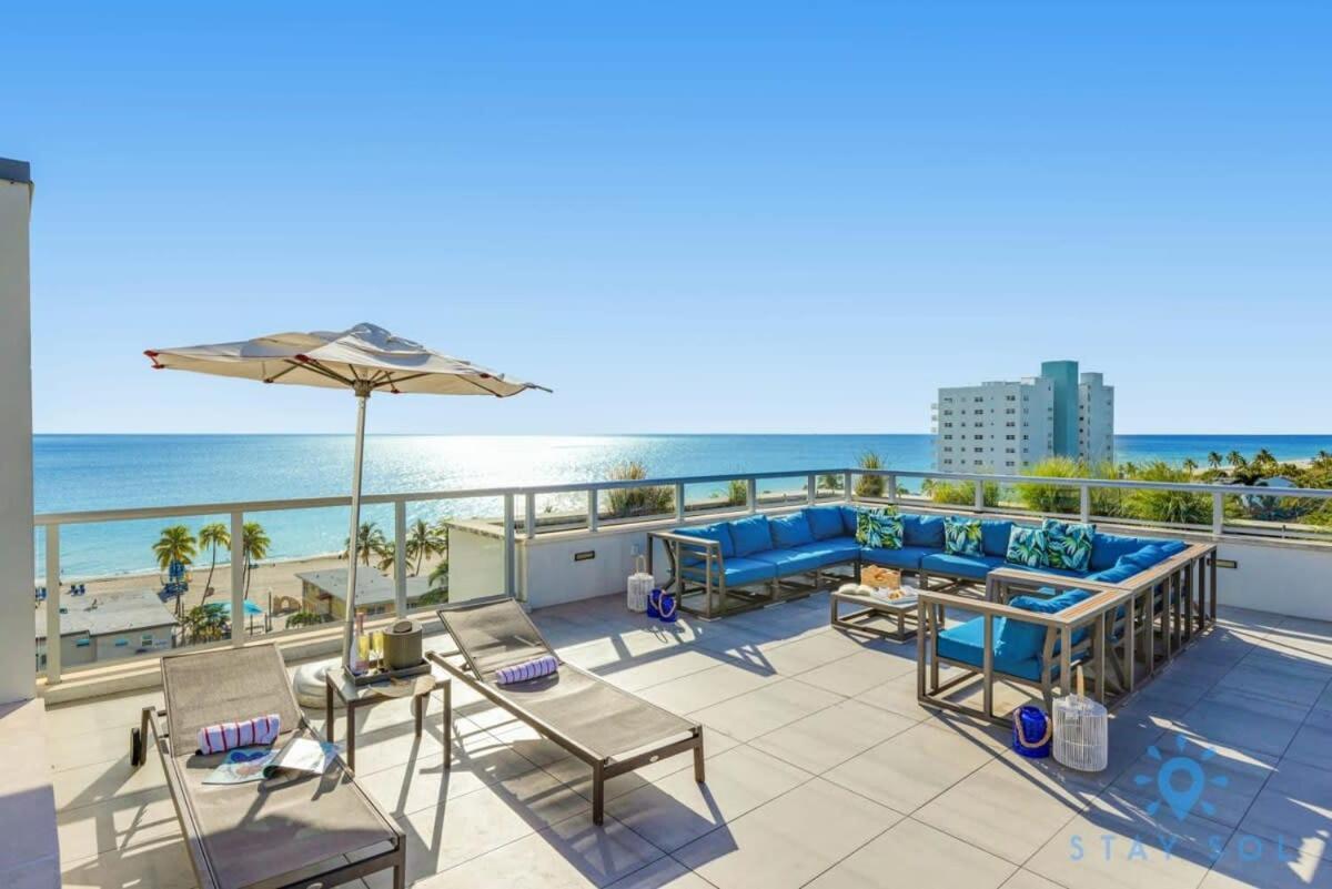 Hollywood Beach Broad - Walk - Gym - Amazing Pool Eksteriør billede
