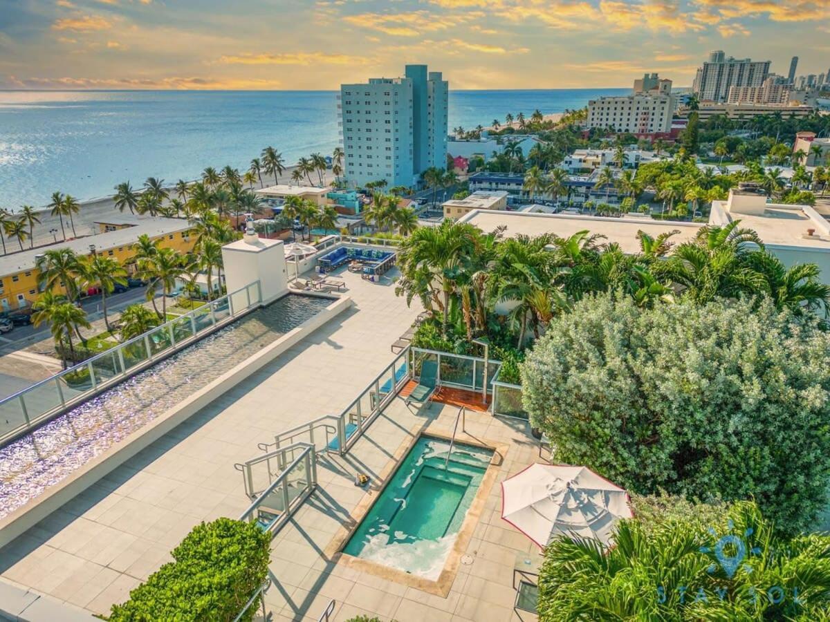 Hollywood Beach Broad - Walk - Gym - Amazing Pool Eksteriør billede